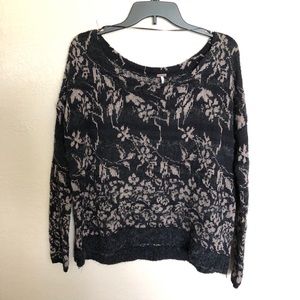 Free People Drop Shoulder Sweater Small